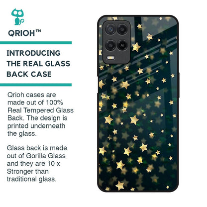 Dazzling Stars Glass Case For Realme 8