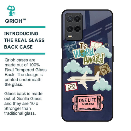 Tour The World Glass Case For Realme 8