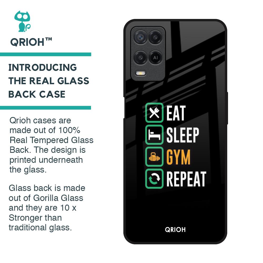Daily Routine Glass Case for Realme 8