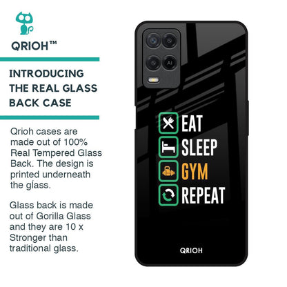 Daily Routine Glass Case for Realme 8