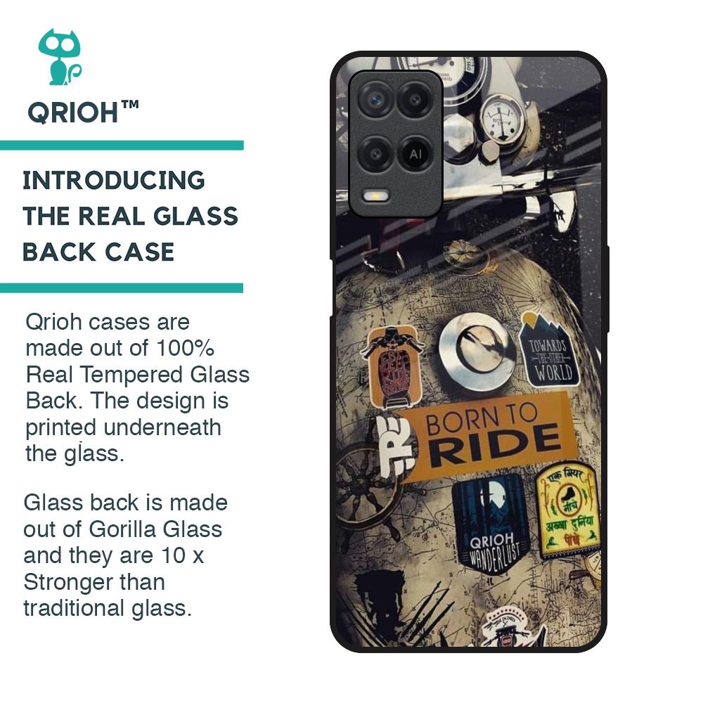Ride Mode On Glass Case for Realme 8