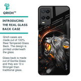 Aggressive Lion Glass Case for Realme 8