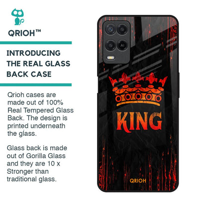 Royal King Glass Case for Realme 8