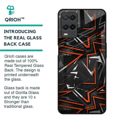 Vector Art Glass Case for Realme 8