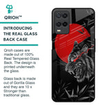 Red Moon Tiger Glass Case for Realme 8