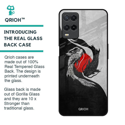 Japanese Art Glass Case for Realme 8
