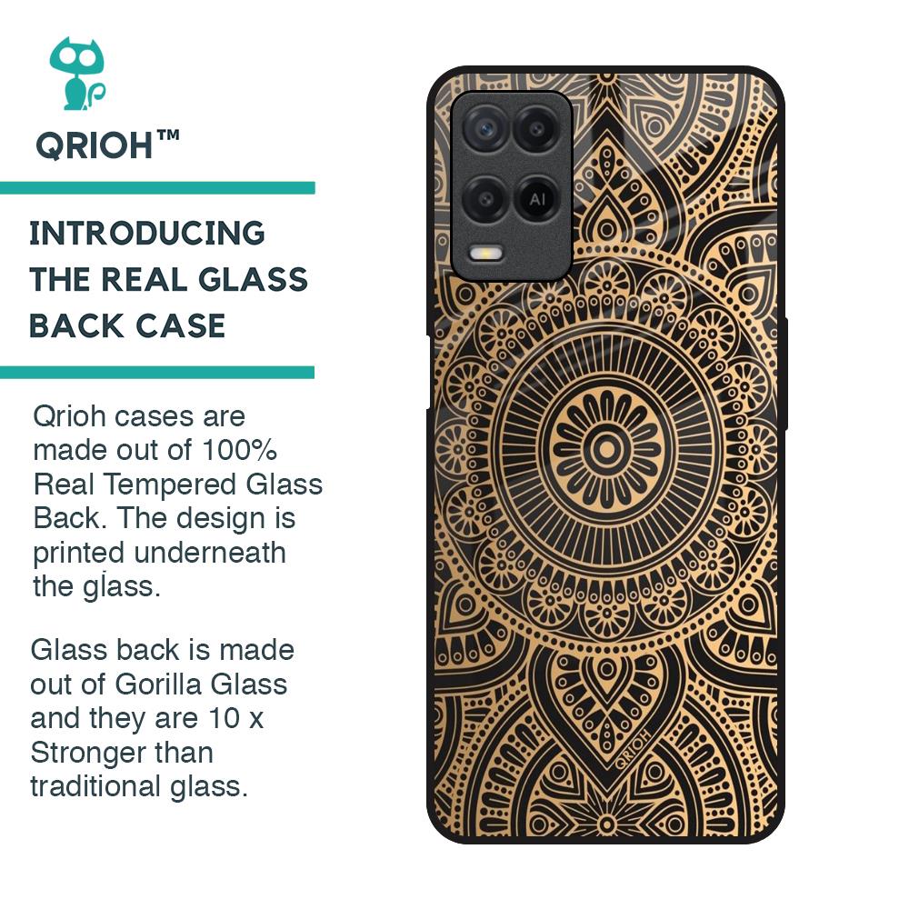 Luxury Mandala Glass Case for Realme 8