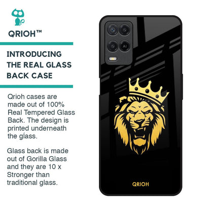 Lion The King Glass Case for Realme 8