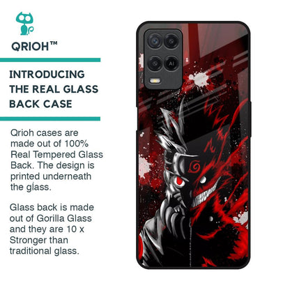 Dark Character Glass Case for Realme 8