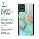 Green Marble Glass Case for Realme 8