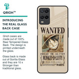 Luffy Wanted Glass Case for Realme 8