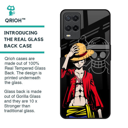 Hat Crew Glass Case for Realme 8