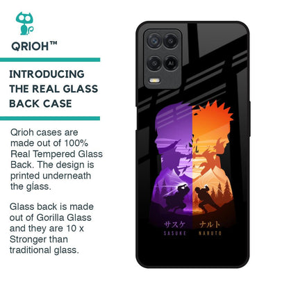 Minimalist Anime Glass Case for Realme 8