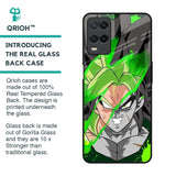 Anime Green Splash Glass Case for Realme 8