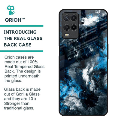 Cloudy Dust Glass Case for Realme 8