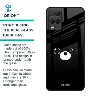 Cute Bear Glass Case for Realme 8