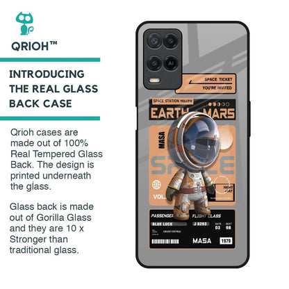 Space Ticket Glass Case for Realme 8