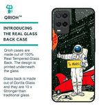 Astronaut on Mars Glass Case for Realme 8