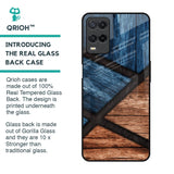 Wooden Tiles Glass Case for Realme 8