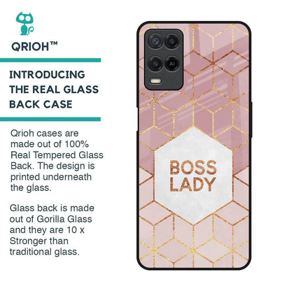 Boss Lady Glass Case for Realme 8