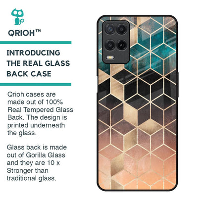 Bronze Texture Glass Case for Realme 8