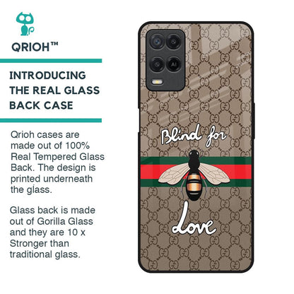 Blind For Love Glass Case for Realme 8
