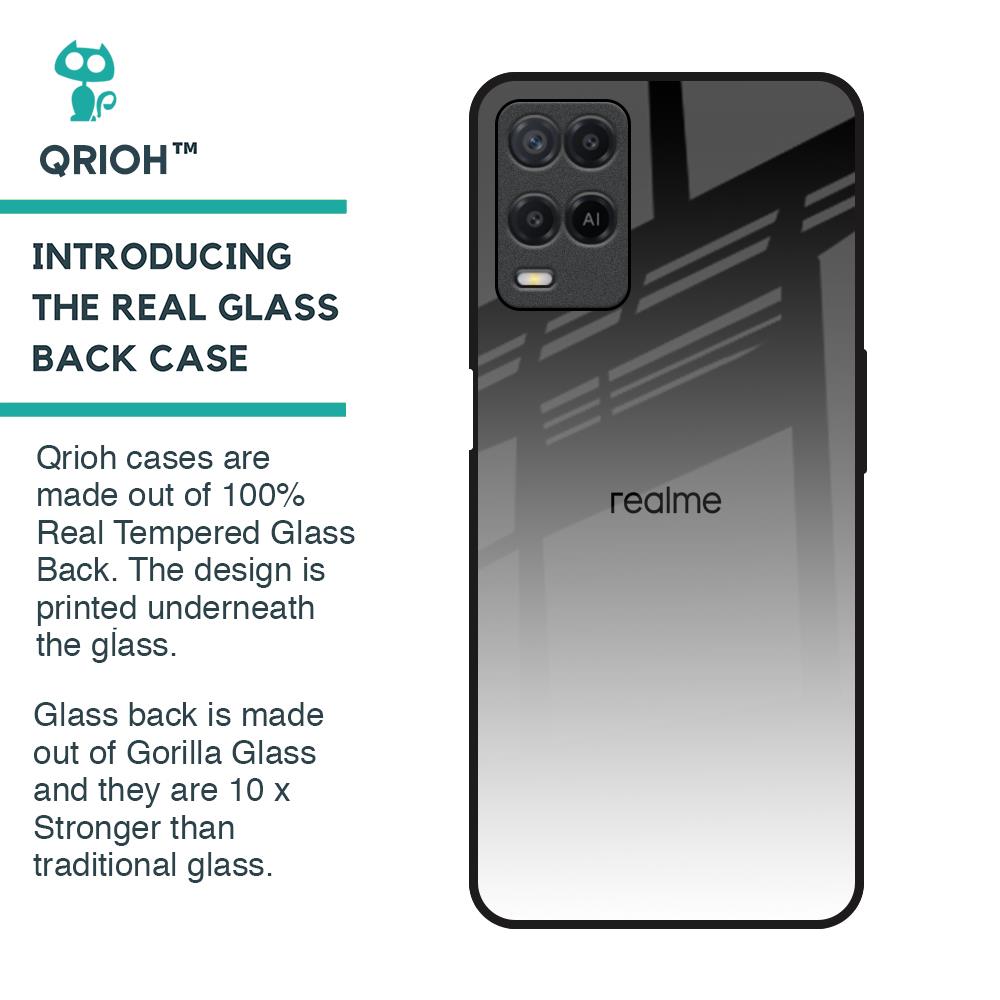 Zebra Gradient Glass Case for Realme 8