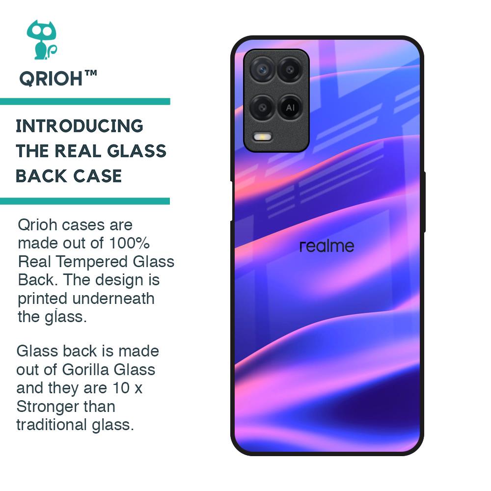 Colorful Dunes Glass Case for Realme 8