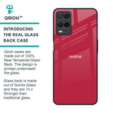 Solo Maroon Glass case for Realme 8