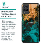 Watercolor Wave Glass Case for Realme 8