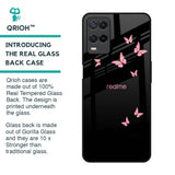Fly Butterfly Glass Case for Realme 8