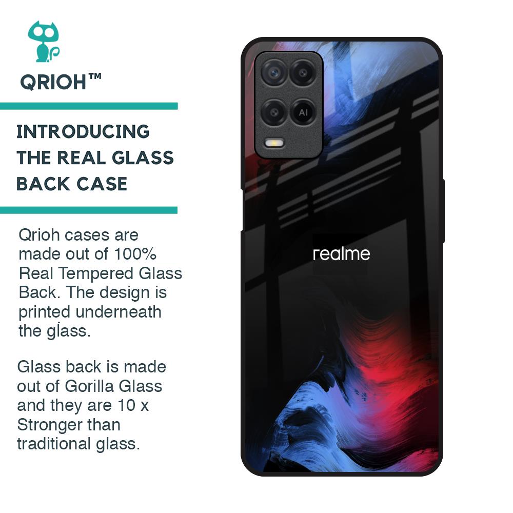 Fine Art Wave Glass Case for Realme 8