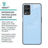Pastel Sky Blue Glass Case for Realme 8
