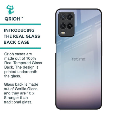 Light Sky Texture Glass Case for Realme 8