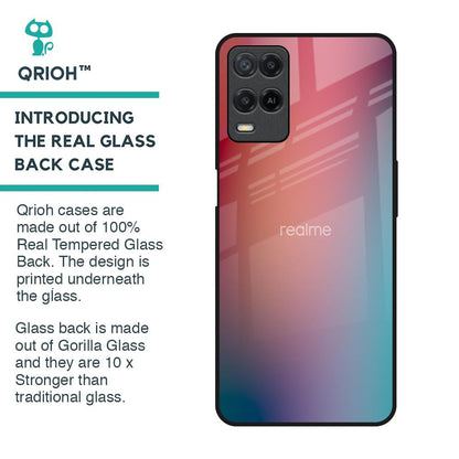 Dusty Multi Gradient Glass Case for Realme 8