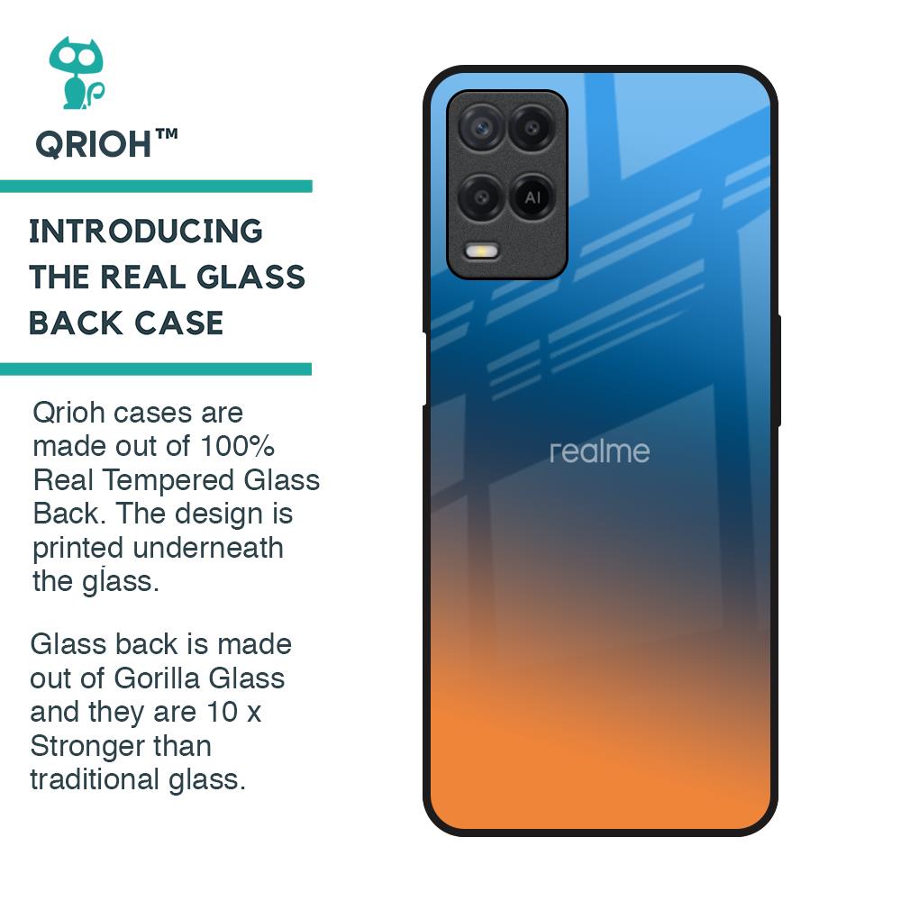 Sunset Of Ocean Glass Case for Realme 8