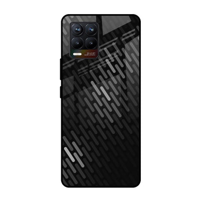 Dark Abstract Pattern Realme 8 Glass Cases & Covers Online