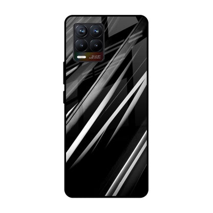 Black & Grey Gradient Realme 8 Glass Cases & Covers Online