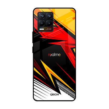 Race Jersey Pattern Realme 8 Glass Cases & Covers Online
