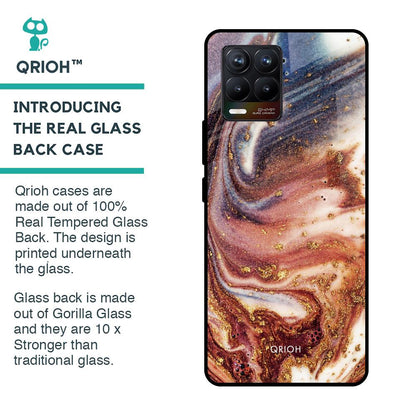 Exceptional Texture Glass Case for Realme 8