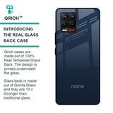Overshadow Blue Glass Case For Realme 8