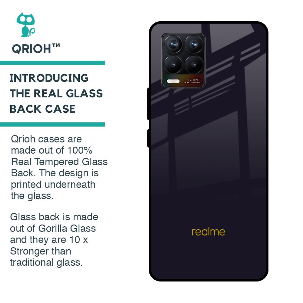 Deadlock Black Glass Case For Realme 8