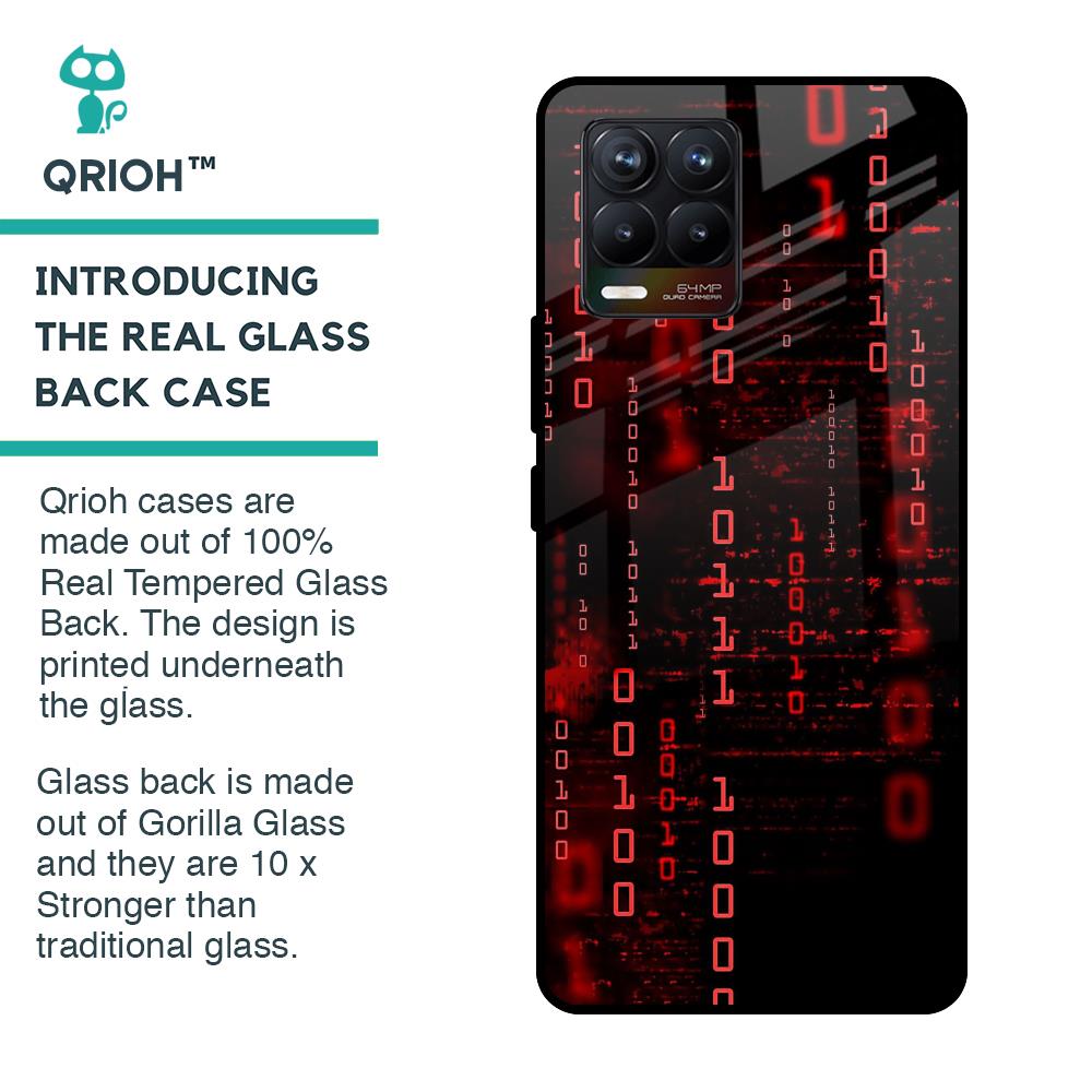 Let's Decode Glass Case For Realme 8