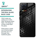 Dark Abstract Pattern Glass Case For Realme 8