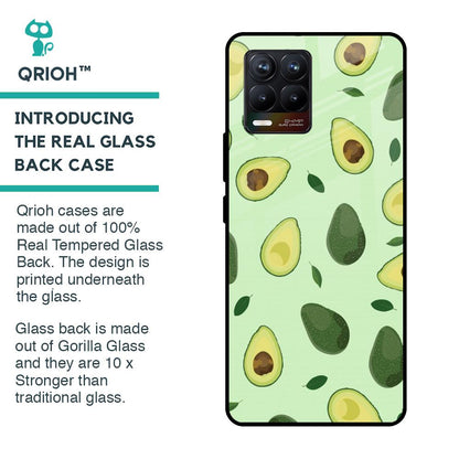 Avocado Green Glass Case For Realme 8
