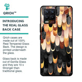 Bronze Abstract Glass Case for Realme 8