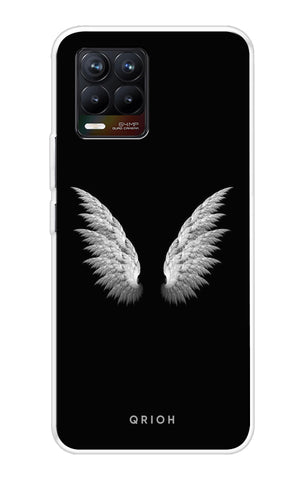 White Angel Wings Realme 8 Back Cover