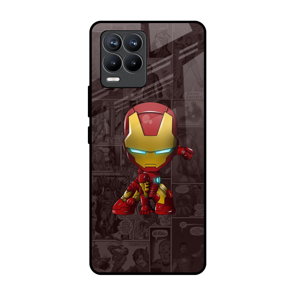 Angry Baby Super Hero Realme 8 Pro Glass Back Cover Online