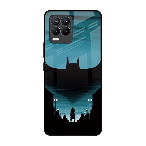 Cyan Bat Realme 8 Pro Glass Back Cover Online