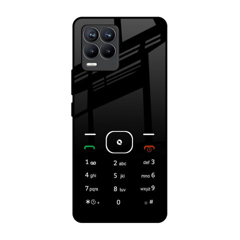Classic Keypad Pattern Realme 8 Pro Glass Back Cover Online